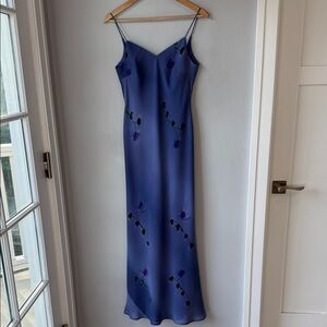 Vintage Y2K 90s Floral Maxi Slip Dress ALGO